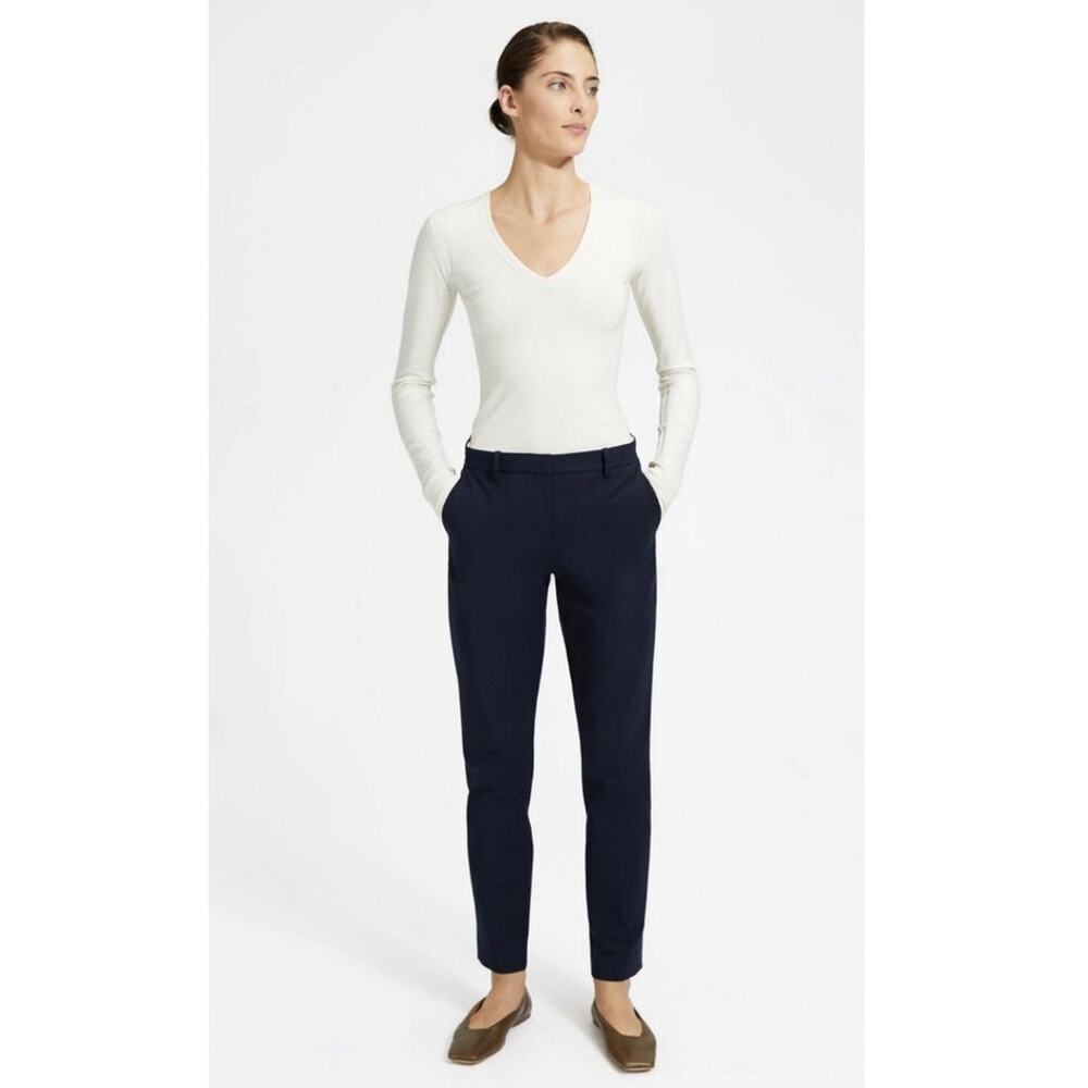 Theory Double Stretch Tailored Trousers in Deep Royal- Size 2.